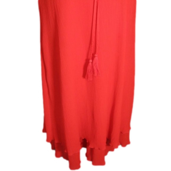 NEW Worthington Fiery Red Bohemian Style Tank Dress Size 4 - Picture 6 of 9